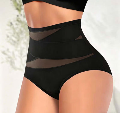 Women's Sheer High Waist Shaping Underwear, Sexy Mesh Shapewear Panty ✨