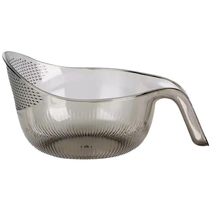 Aesthetic Multifunctional Rice Strainer with Handle 🥣