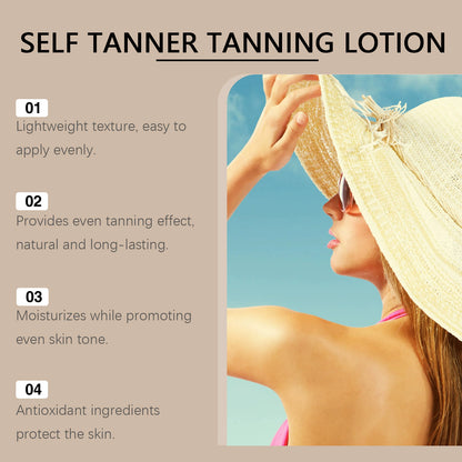 Natural Glow ✨ Self-Tanning Lotion