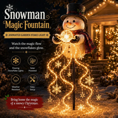 🎅 Santa’s Magic Pour – Flowing LED Christmas Garden Light 🎁