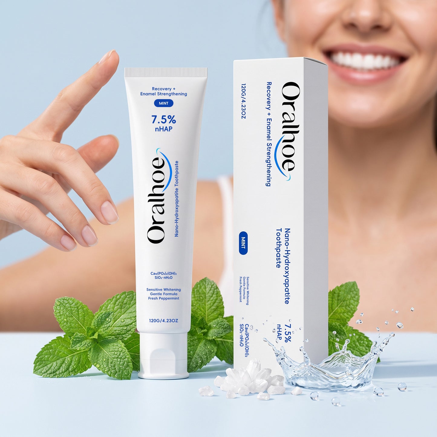 Nano Hydroxyapatite Toothpast-Whitening & Soothe Sensitive Teeth🪥