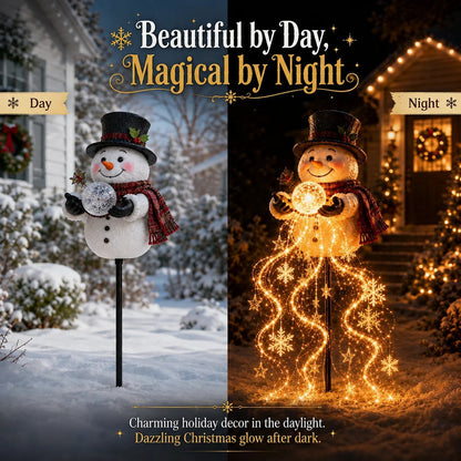 🎅 Santa’s Magic Pour – Flowing LED Christmas Garden Light 🎁