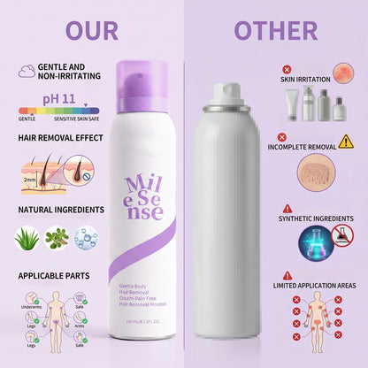 Bikini Pain-Free Hair Removal Cream for Sensitive Skin