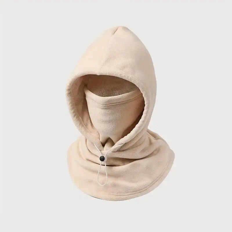 Integrated Flannel Warm Face Mask and Hat, Windproof and Warm 🧣