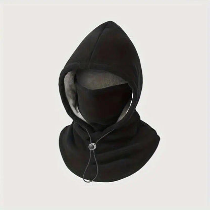 Integrated Flannel Warm Face Mask and Hat, Windproof and Warm 🧣