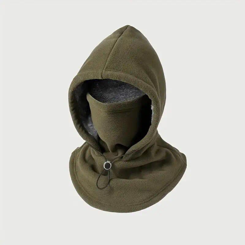 Integrated Flannel Warm Face Mask and Hat, Windproof and Warm 🧣