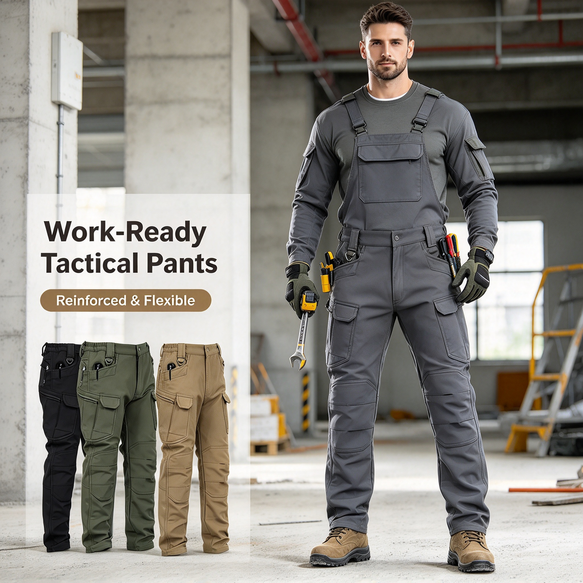 Men's Windproof & Warm Outdoor Military Tactical Pants 👖