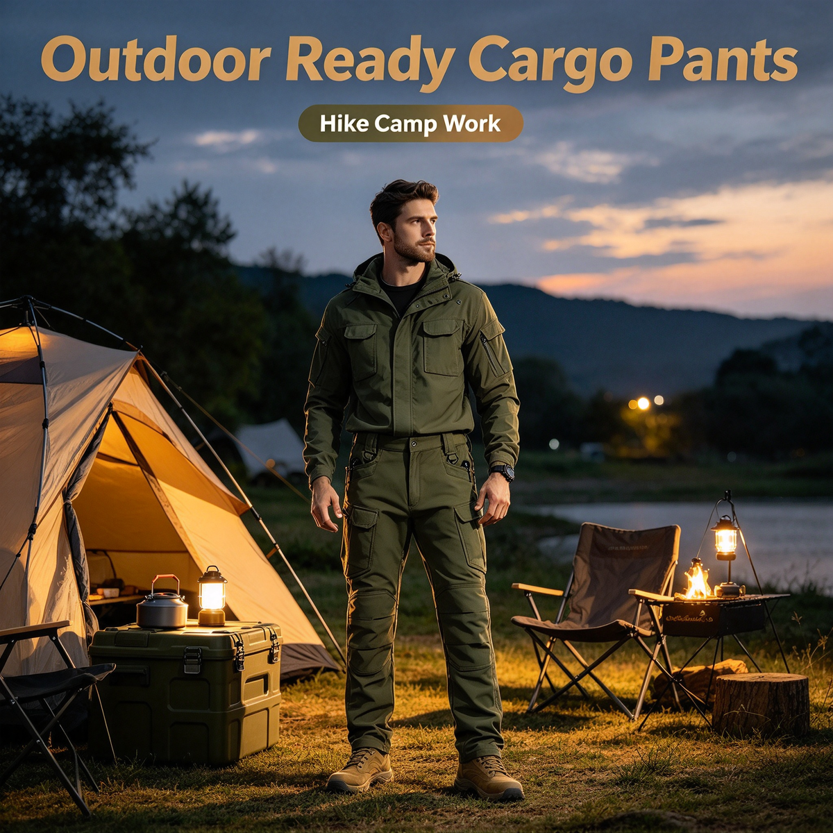 Men's Windproof & Warm Outdoor Military Tactical Pants 👖