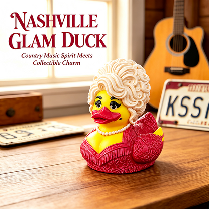 Dolly Duck - 3D Printed Collectible,Cute Desk & Car Decor 🦆