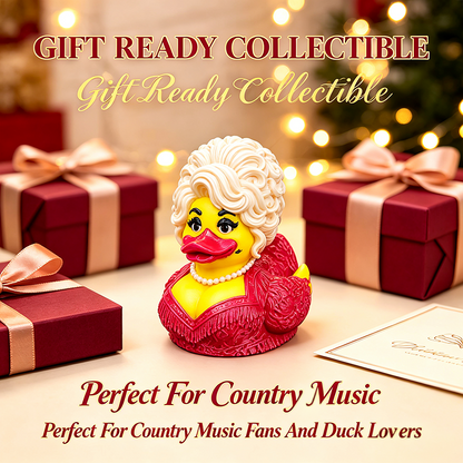 Dolly Duck - 3D Printed Collectible,Cute Desk & Car Decor 🦆