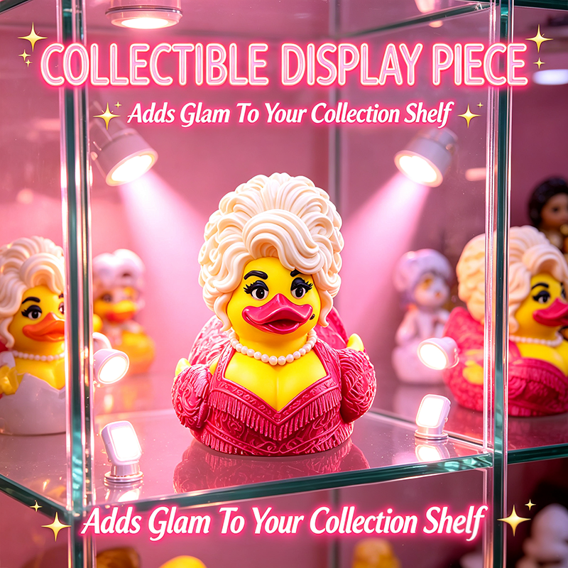 Dolly Duck - 3D Printed Collectible,Cute Desk & Car Decor 🦆