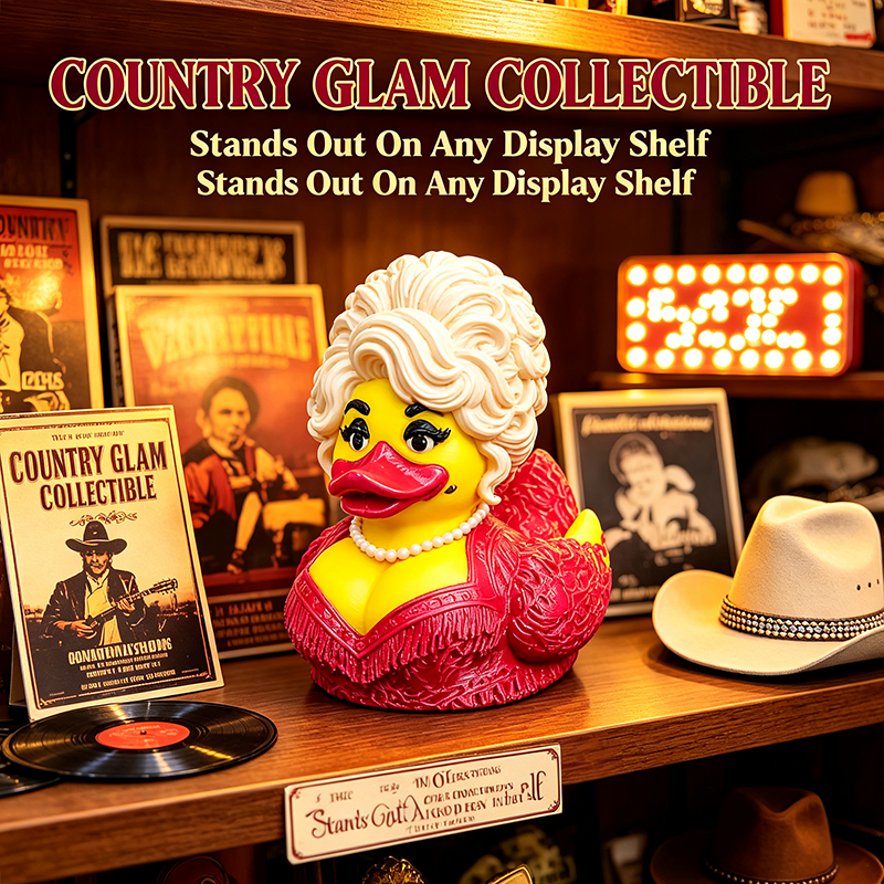 Dolly Duck - 3D Printed Collectible,Cute Desk & Car Decor 🦆