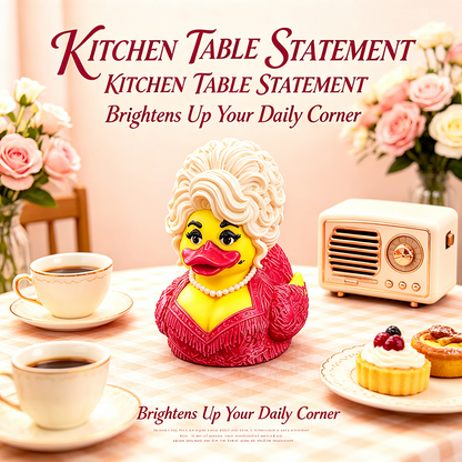 Dolly Duck - 3D Printed Collectible,Cute Desk & Car Decor 🦆