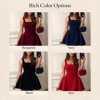 French Elegance Women's Short Fit Elegant Chic Dress, Elegant Dresses 👗