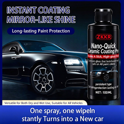 Nano-Quick Ceramic Coating Pro for Automobiles, Featuring Advanced Ceramic Technology ✨