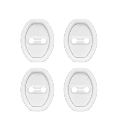 4 Pcs Door Latch Lock Covers, Experience Seamless Installation with Our Self-Adhesive Design 🚪