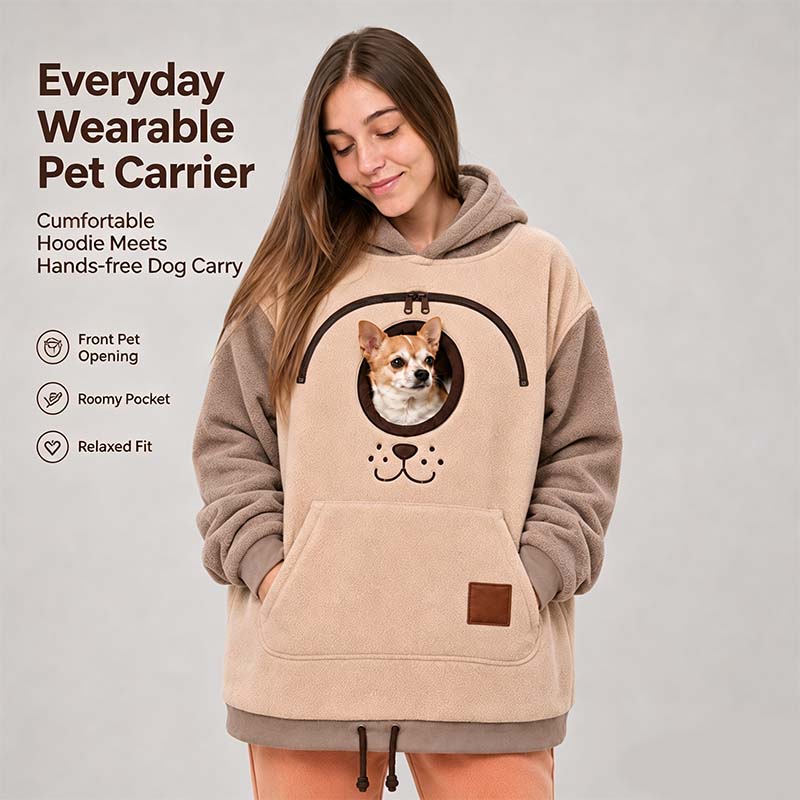 Dog Tote Carier Hoodie🐶🐾