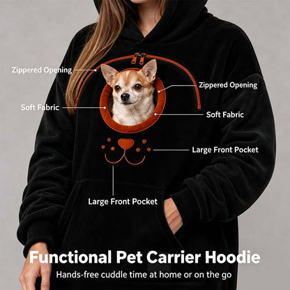 Dog Tote Carier Hoodie🐶🐾