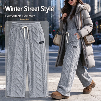 Winter Women's Lamb Fleece Long Pants - Ultra-Plush Lined All-Day Warmth Tech 👖