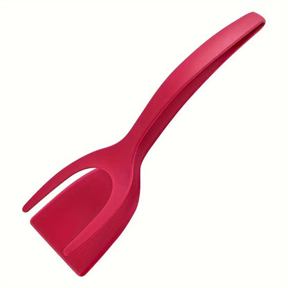 Grip & Flip Spatula Tongs - Sturdy, Durable Non‑Stick Egg Flipper & Food Turner for Pancakes 🍳