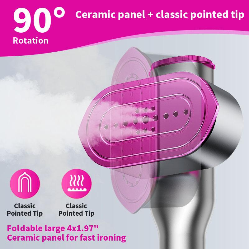 Portable Travel Garment Steamer for Clothes, Portable Clothing Steamer Iron, 7 Modes with LED Display ✨