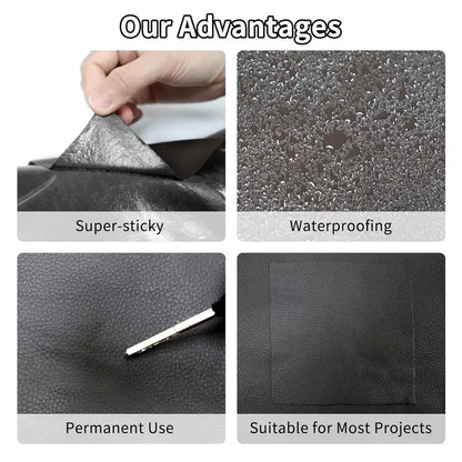 20*54 Inch Self-Adhesive Leather Sticker Patch Cuttable Sofa Repair ✨