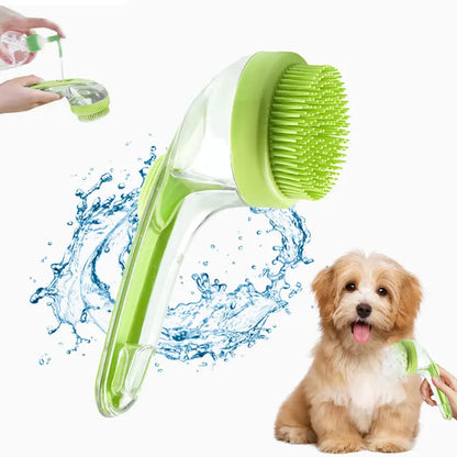Pet Grooming Bath Brush with Shampoo Dispenser🐾