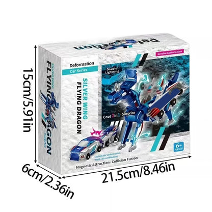 Magnetic Dinosaur Transformer Car Toy
