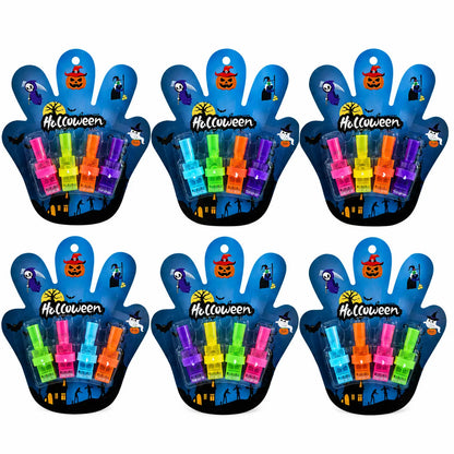 12PCS Halloween Finger Projector Rings, LED Light-Up Finger Toys🔦🎃
