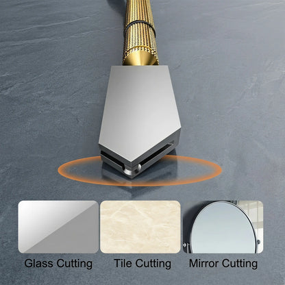 Diamond Head Glass Cutter Tool for 3‑15mm Glass & Mirrors🛠️