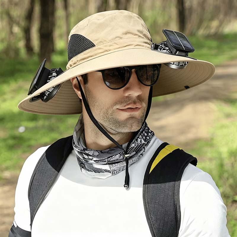 2026 Ultralight Solar Fan Sun Hat | Father's Day Gift