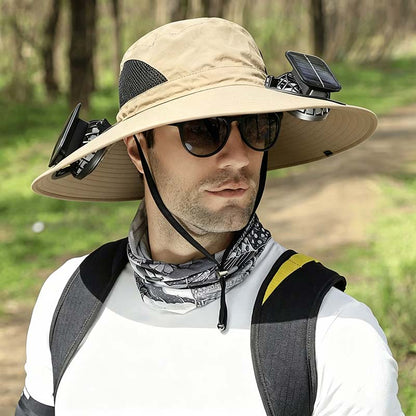 2026 Ultralight Solar Fan Sun Hat | Father's Day Gift