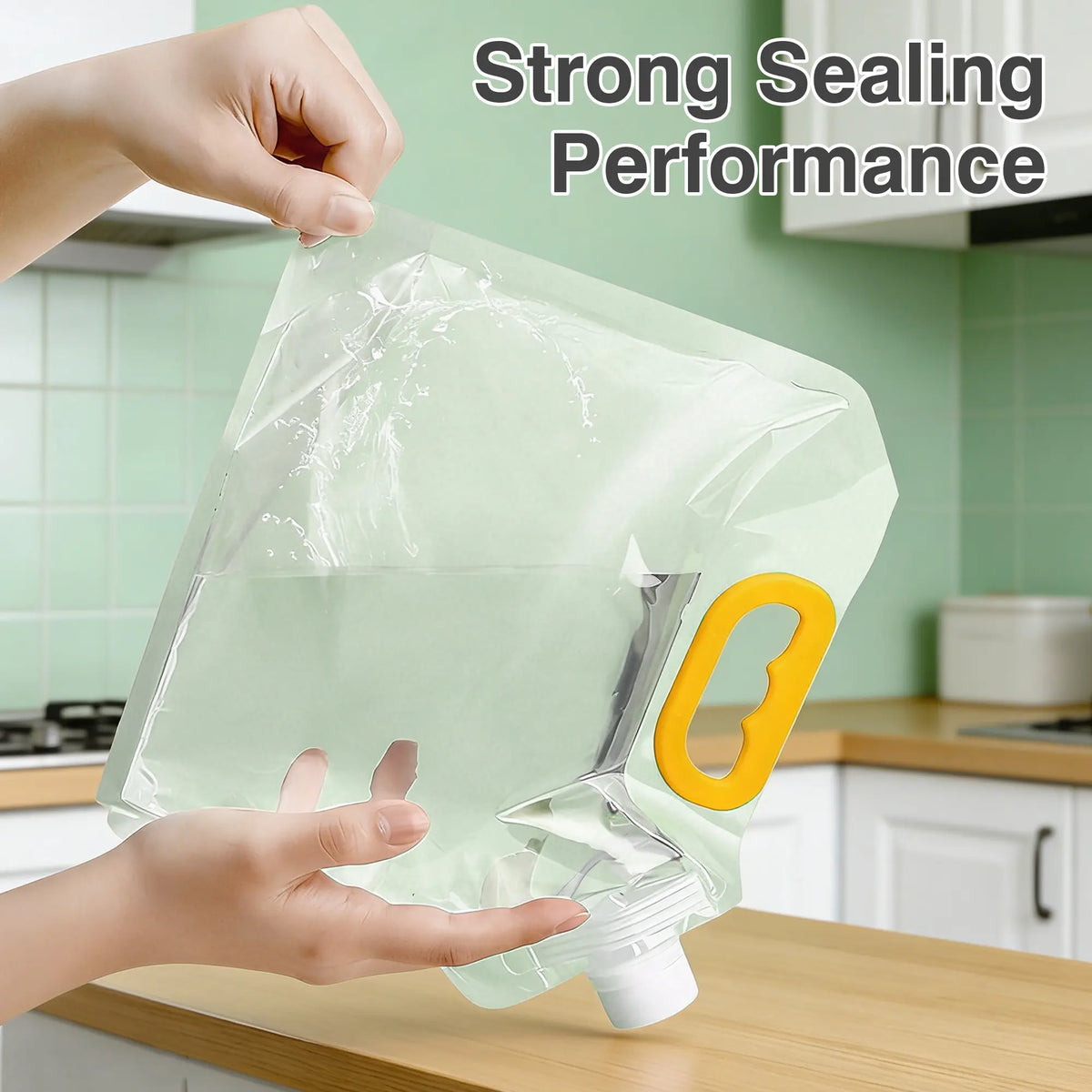 5PCS Grain Sealed Bags, Transparent Food Storage Bags 🥡