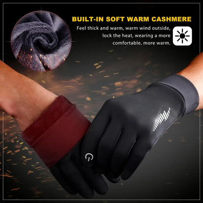 Winter Gloves Women Men Gloves Liners Thermal Warm Touch Screen 🧤