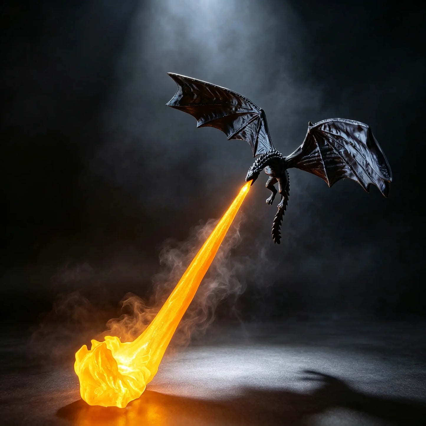 Dragon Flame Book Nook with Light | 3D Printed Mystical Dragon Bookshelf Decor🐉