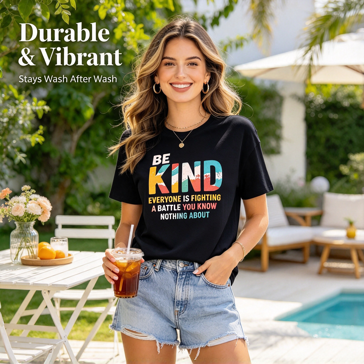 Women's Heart Graphic T-Shirt, Casual Oversized Fit Shortsleeve Top in 👕