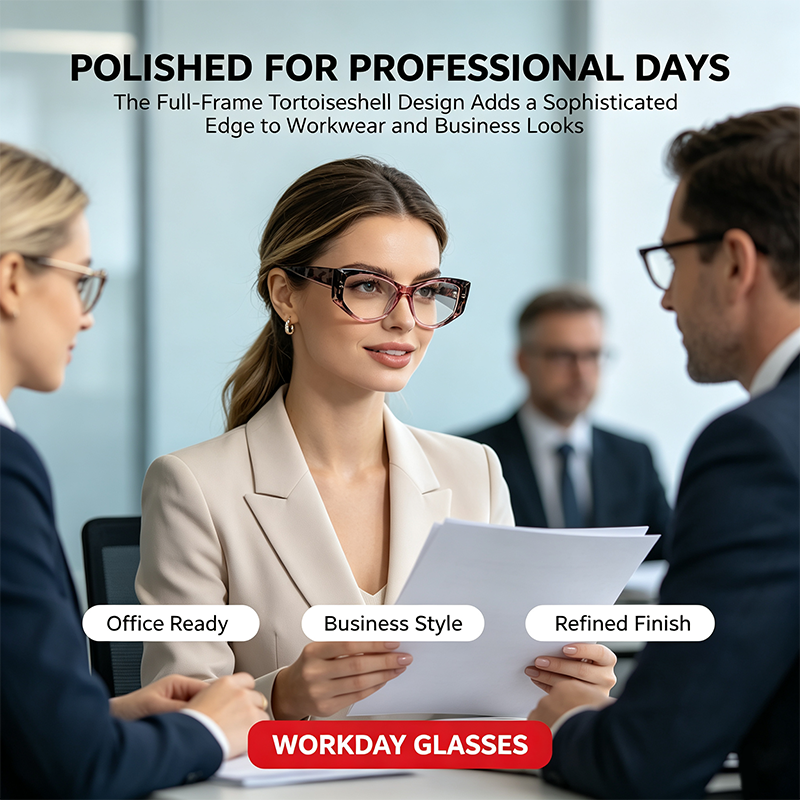 Women's Reading Glasses Anti-Blue Light Full Frame Square🕶️