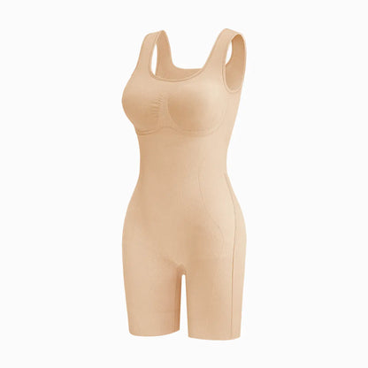 Tummy Control Butt Lifter Faja Bodysuit, Back Support Scrunch Back Open Design🧘