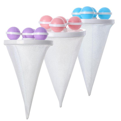 3 Counts Washing Machine Hair Remover Filter Bag 3 PCS 🧺