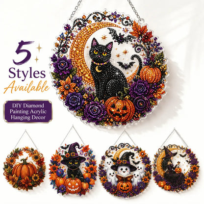 Halloween Diamond Painting Hanging Ornament Kit🎃