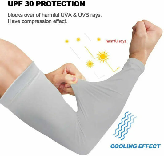 UPF50+ Cooling UV Arm Sleeves for Men Women Youth, Football Sun Covers☀️