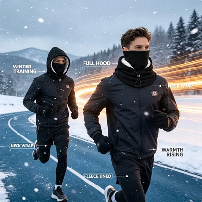 Integrated Flannel Warm Face Mask and Hat, Windproof and Warm 🧣