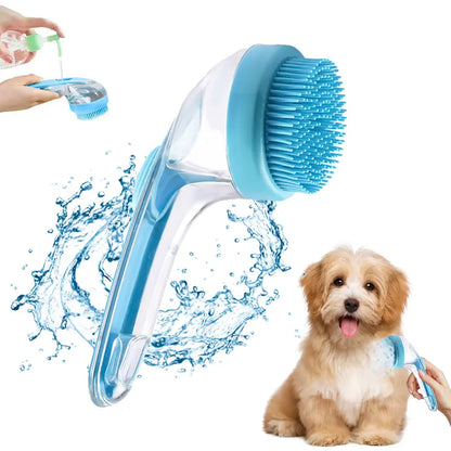 Pet Grooming Bath Brush with Shampoo Dispenser🐾