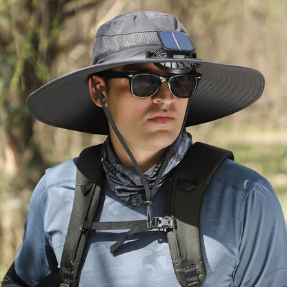 2026 Ultralight Solar Fan Sun Hat | Father's Day Gift