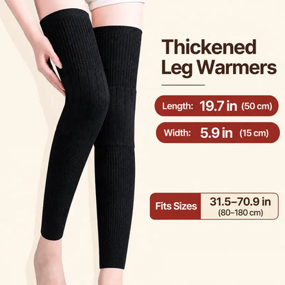Long knee Pads for Men and Women, Featuring Thick Wool Lining for Leg Protection 🦵
