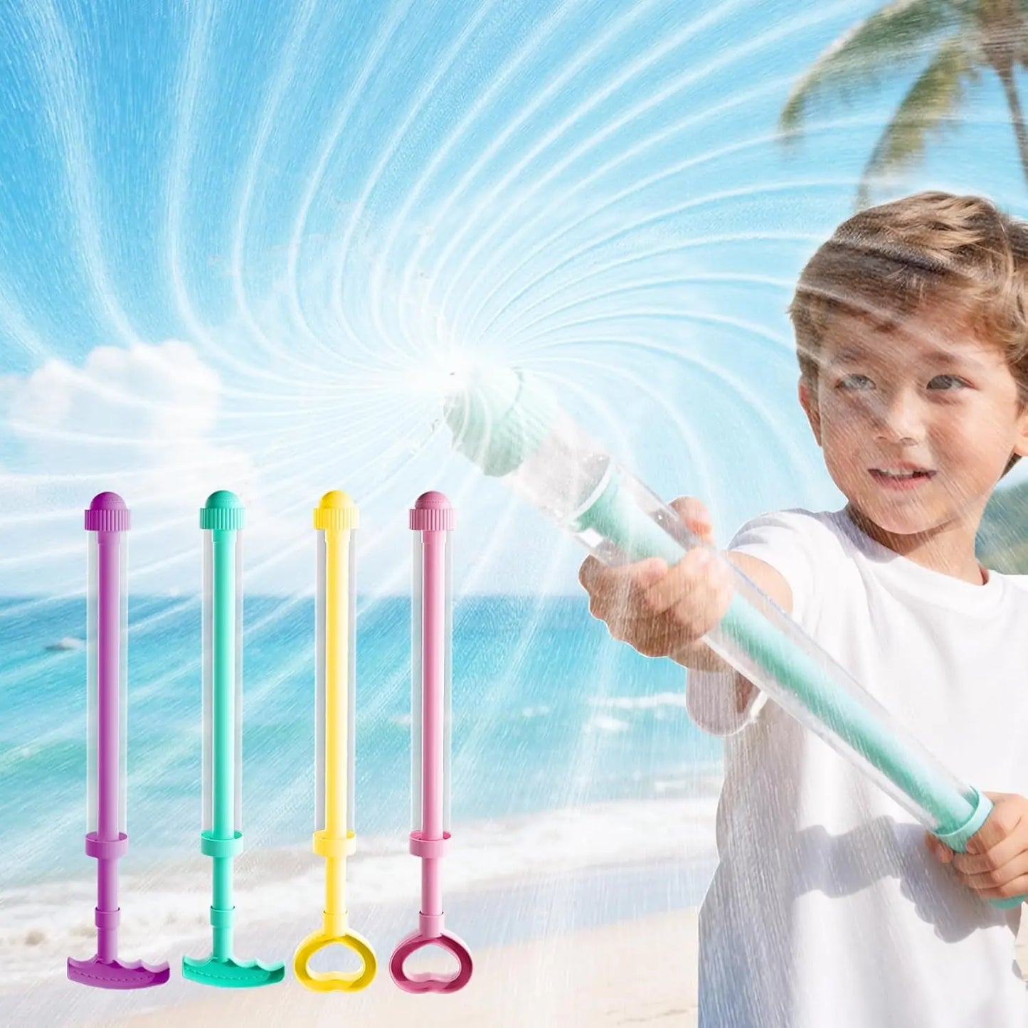 Fireworks Water Gun for Pool Party Outdoor Summer Water Games
