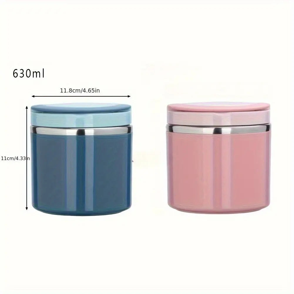 Stainless Steel Bento Style Boxed Lunch Box with Handle🍱