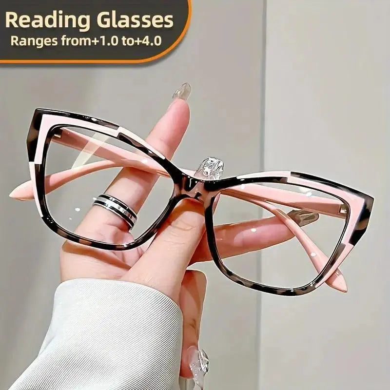 Women's Elegant Cat-Eye Metal Frame Reading Glasses 🕶️