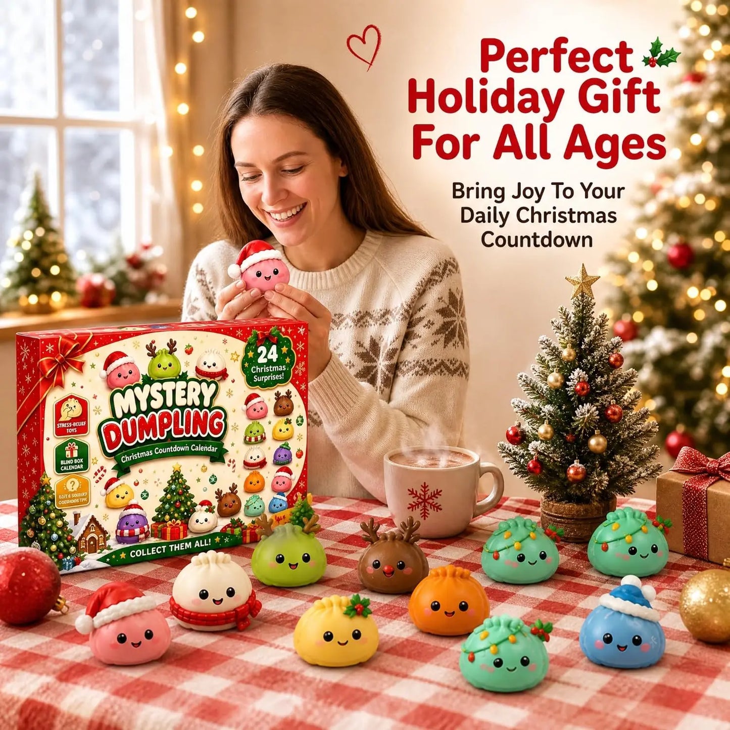 Christmas Squishy Advent Calendar 2026 Countdown Calendar 🎄