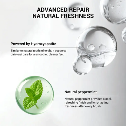 Fluoride-Free Hydroxyapatite Toothpaste, Strengthens Enamel & Freshens Breath 🦷